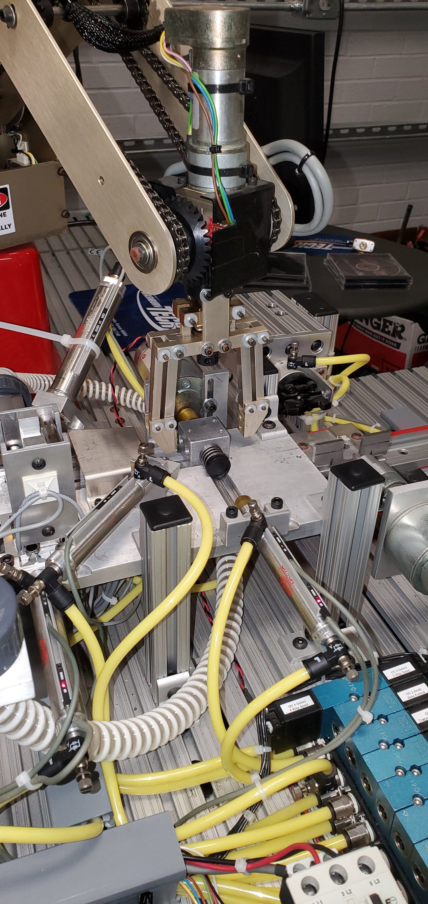 Pneumatic Valve Robotic Assembly Line
