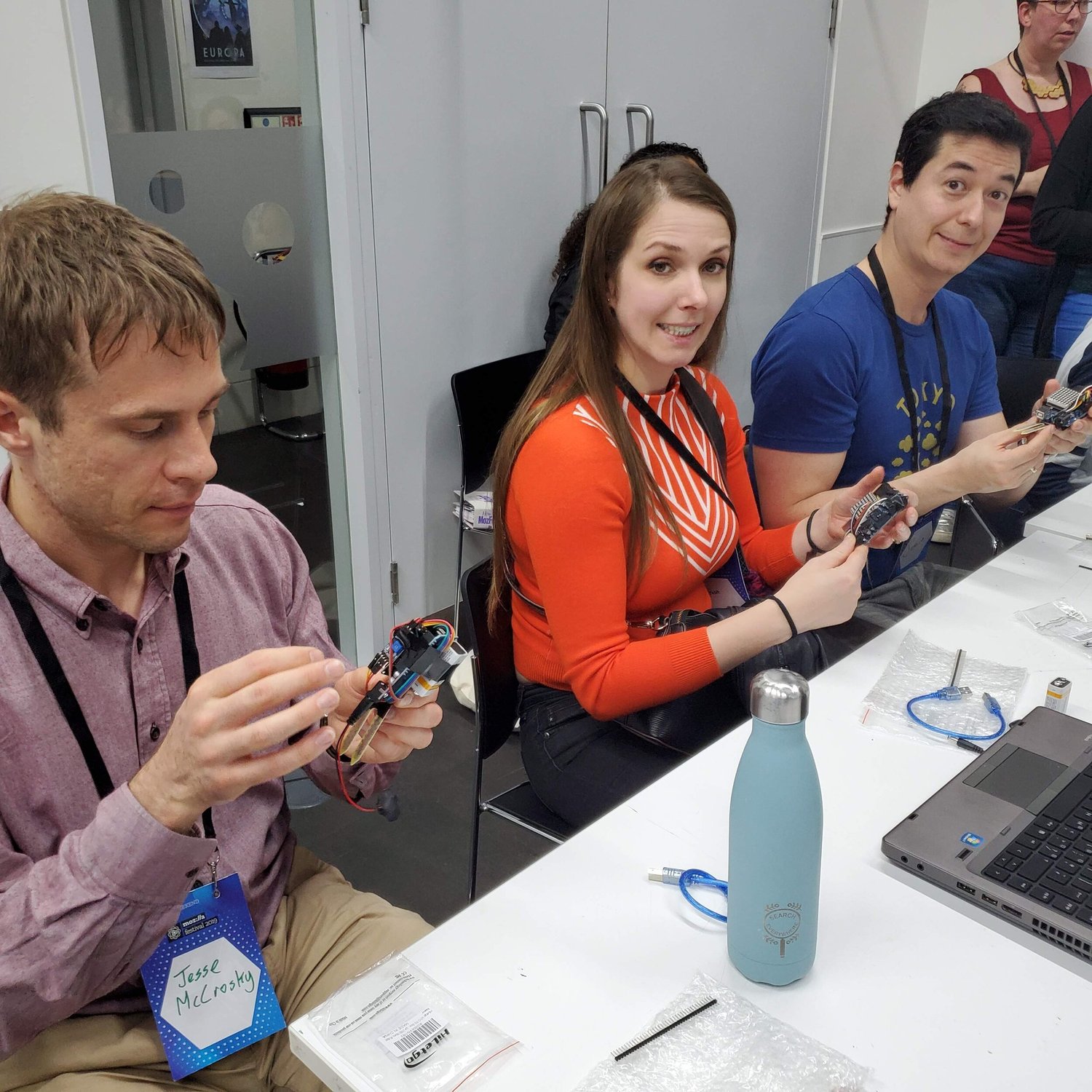 These MozFest Attendees have finished theirs!