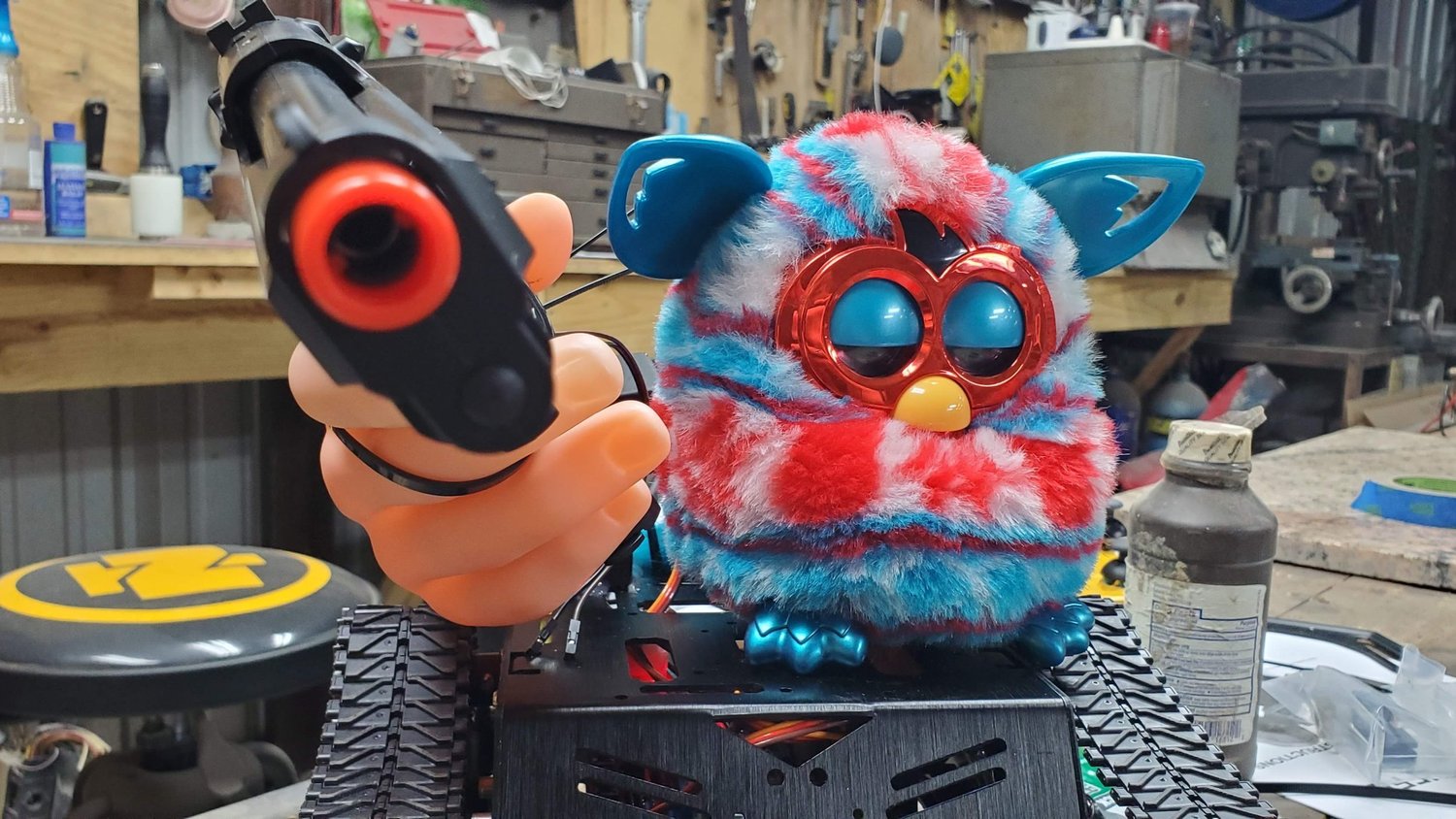 Furby with a Gun